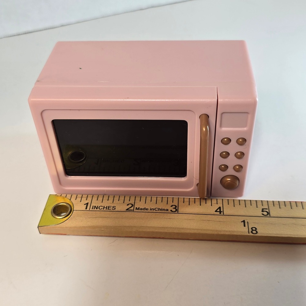 Our Generation 18" Doll Pink Microwave Working Sounds & Lights In The Kitchen‎ - Picture 10 of 11